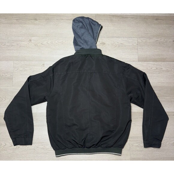 J. Whistler Winter Jacket L Detachable Hood Puffer Green Bomber Mountain Ski - Picture 10 of 10